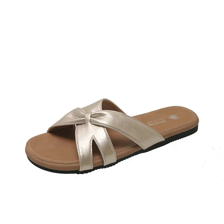 AFJI Rubber Sole Abrasion Resistant Slip Resistant Slide Slippers Women's-8
