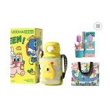 Yellow Cup+Purple Cup Cleaning Brush, Gift Box Set