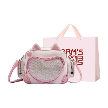 Worm's Home PU Backpack Regular Women's Pink