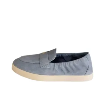 TORY BURCH Loafers Women's Gray Blue