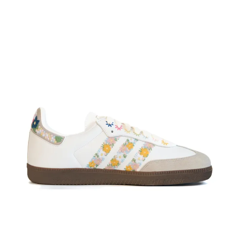 Juice x Adidas Originals SAMBA OG Low Top Skateboard Shoes Unisex White-1