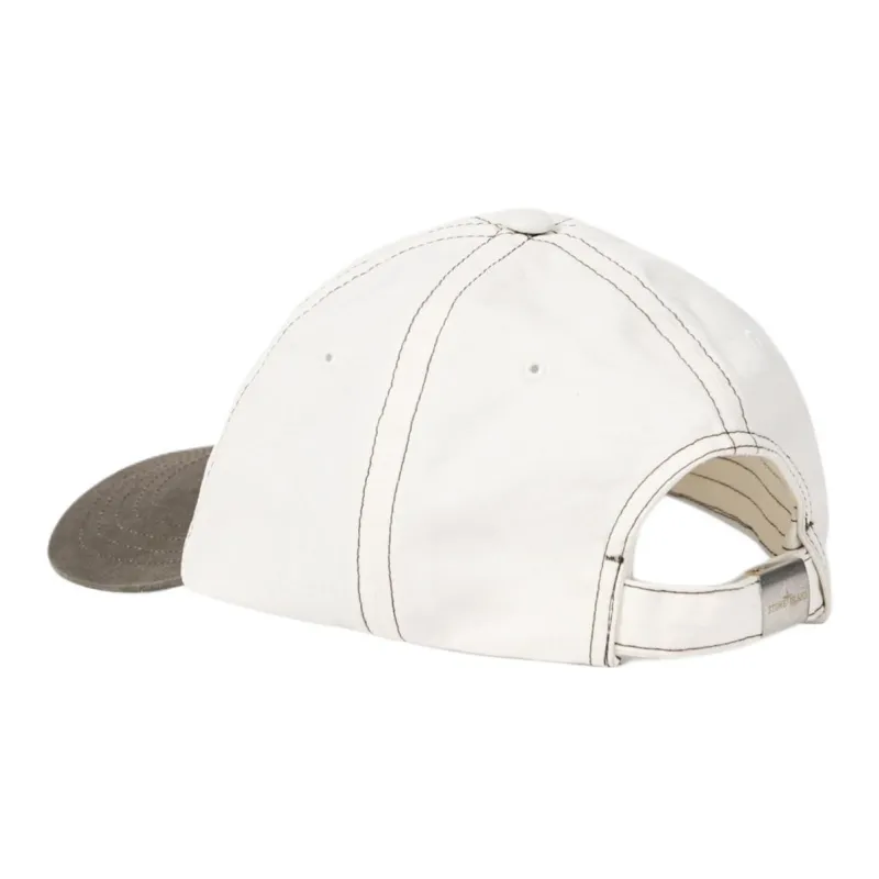 STONE ISLAND Cotton Baseball Caps Men's Green-1