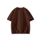 [100% cotton]Coffee (Hb Geometric Embroidered Chest Logo)