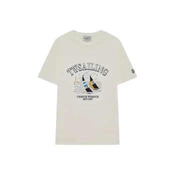 Teenie Weenie Men Evergreen Series T Shirts Unisex Ivory