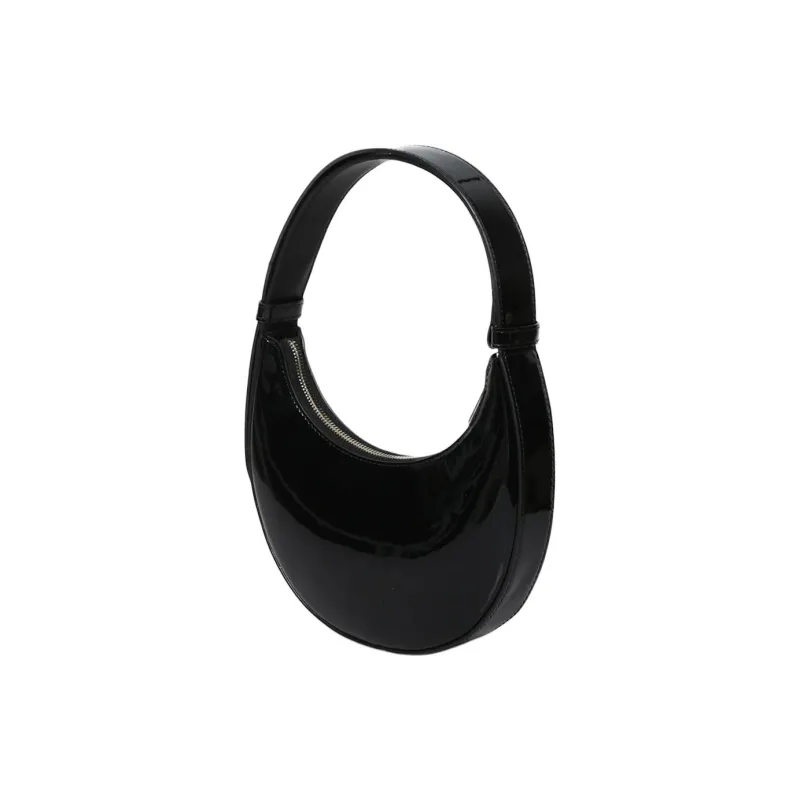Furla Leather Shoulder Bag Regular Women's Black-3