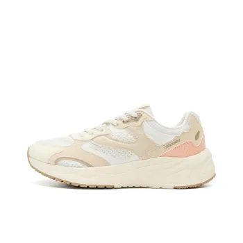 QIAODAN Breathable And Slip Resistant Low Top Casual Shoes Women's White Yellow