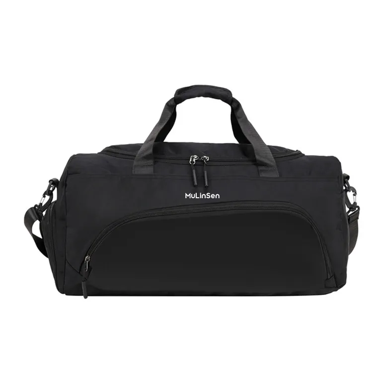 Mulinsen Polyester One Shoulder Handbag, Travel Bag Unisex Multicolor-2