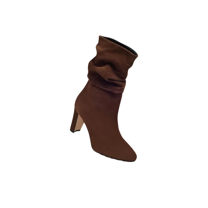MANOLO BLAHNIK Calasso Ankle Boots 9cm Women's Brown-3