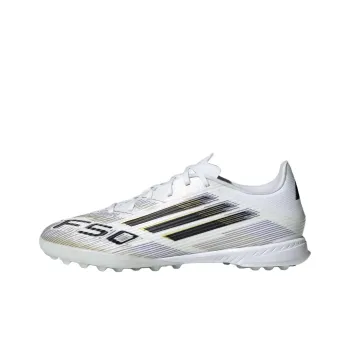 Adidas F50 League Anti Slip Wear Resistant Soccer Shoes Unisex White