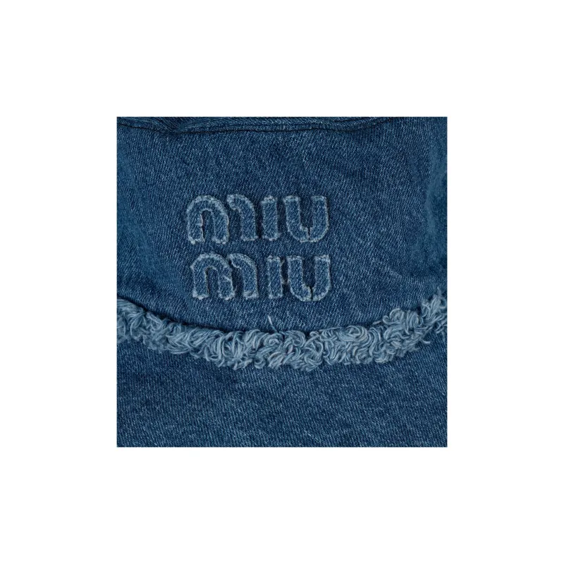 MIU MIU Denim Bucket Hat-4