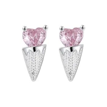 ALI THE FOX 999 Fine Silver Stud Earrings Women's