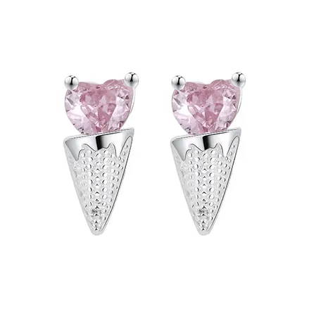 ALI THE FOX 999 Fine Silver Stud Earrings Women's