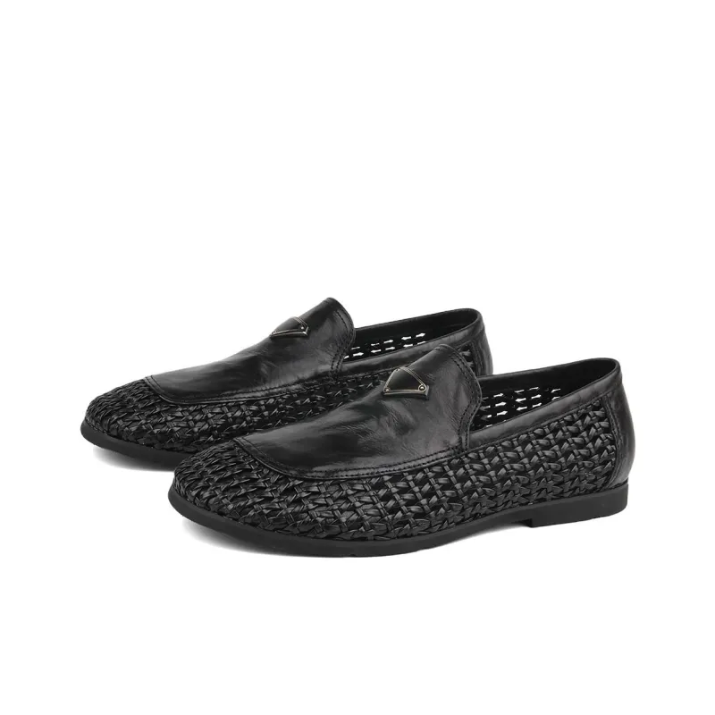New Korea Casual Shoes Men's Black-1
