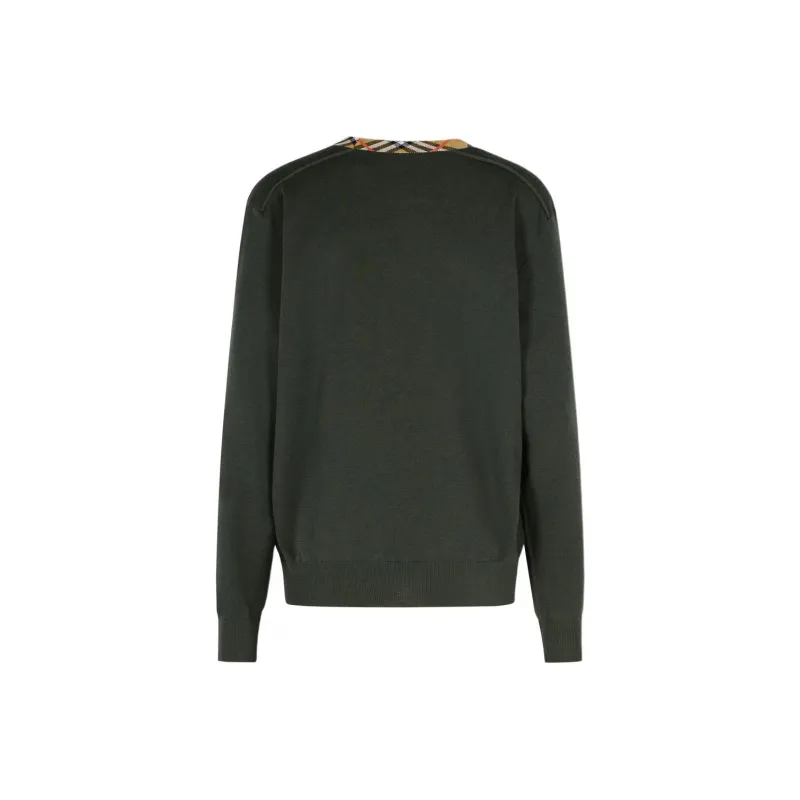 Burberry Sweaters Men Green-1