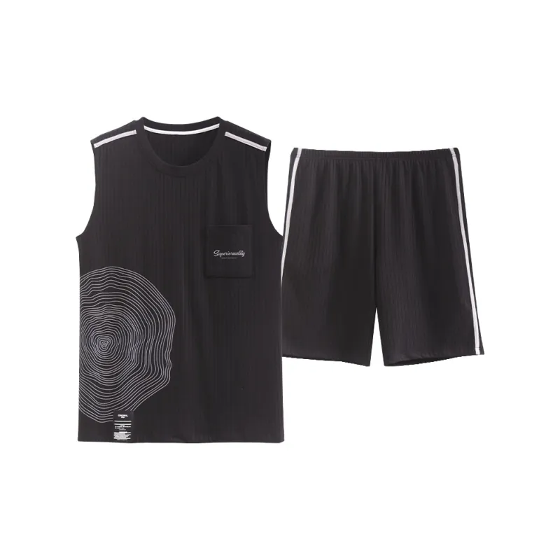 Floating Light Islands Pajama Set Men's-0