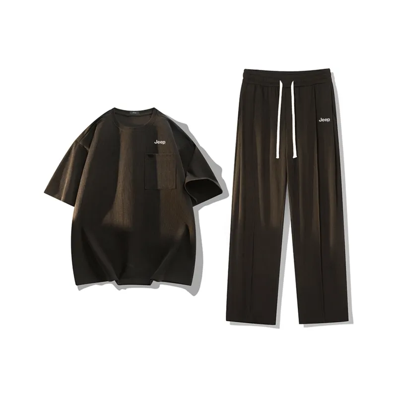 Jeep Casual Sportswear Unisex Two Piece Set-0