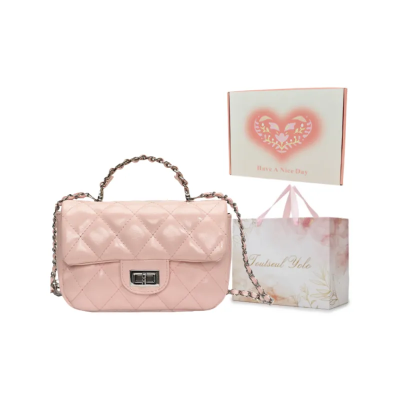 TOUTSEUL YOLO PU Handbag Regular Women's Pink/Silver/Blue/White/Black-35