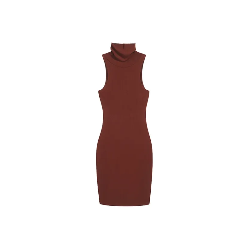 JOSR Sleeveless Dresses Women's Red-0