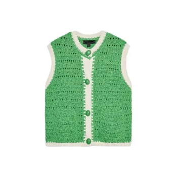 ZARA Tank Tops Women's Green