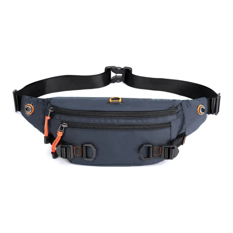 Boniu Nylon Shoulder Bag, Fanny Pack Regular Men's Multicolor-2