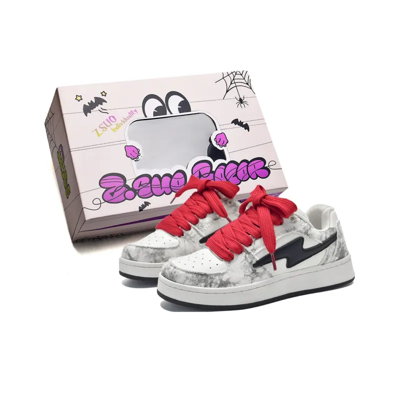 Z.SUO Coverage Waterproof Abrasion Resistant Lightweight Low Top Skateboard Shoes Unisex-34