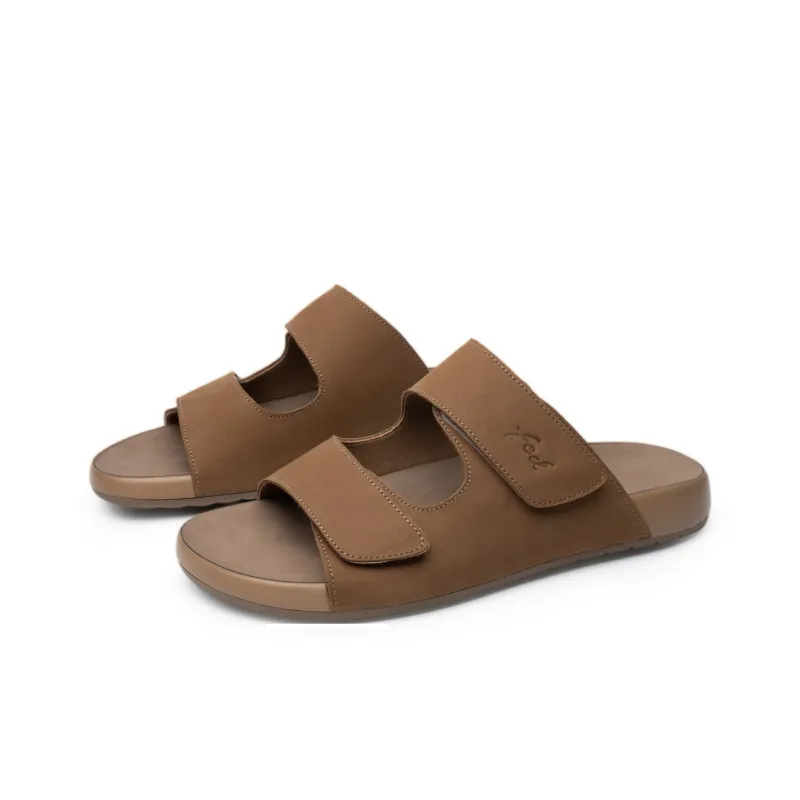 FED Slide Slippers Men Black/Khaki-8
