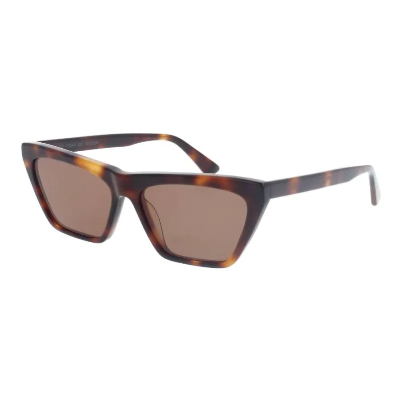 Alexander McQueen Acetate Cat Eye Sunglasses Women's Tortoiseshell-0