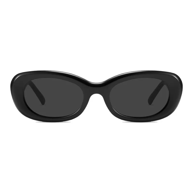 CAPONI Plate Frame Cat Eye Sunglasses Unisex-1