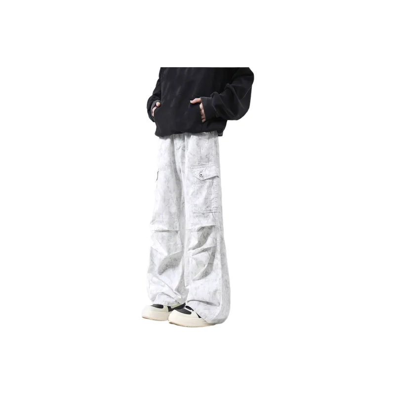 FOMOCE Casual Pants Unisex White-0
