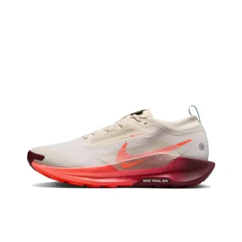 Nike REACTX PEGASUS TRAIL 5 Anti Slip Wear Resistant Low Top Running Shoes Men's Beige Red
