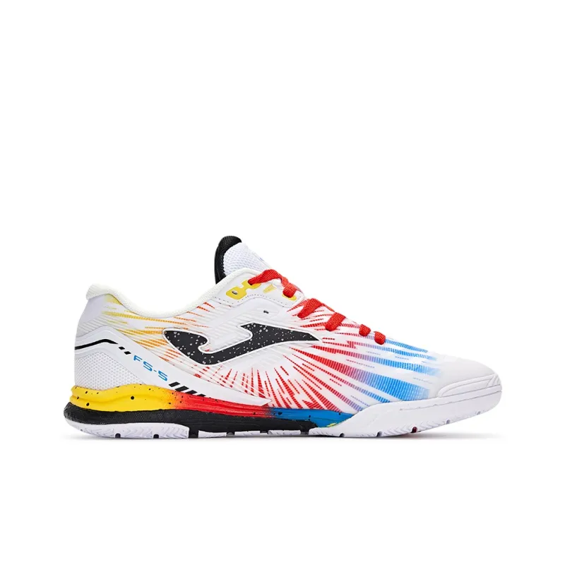 Joma IC/IN Anti Slip Wear Resistant Soccer Shoes Men's White-1