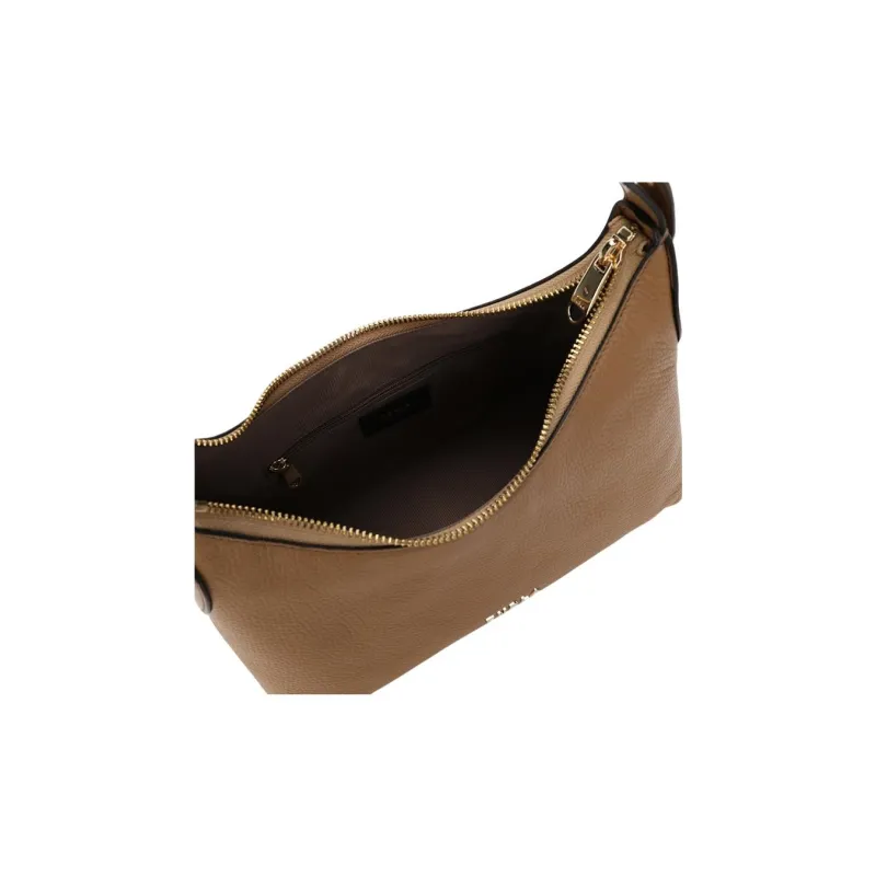 Furla Danae Cow Leather HOBO Shoulder Bag, Handbag, Shoulder Bag Trumpets Women's Caramel-3