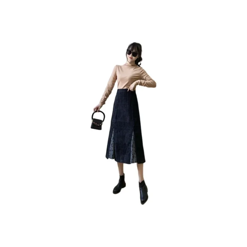 GOSO Casual Long Skirts Women's Image Color-1