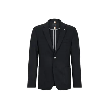 HUGO BOSS FW23 Business Suit Coat Men's Dark Blue