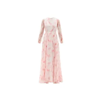 Valentino Long-Sleeved Dresses Women's Red