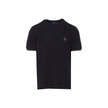 HERNO Short Sleeved Crewneck T Shirt