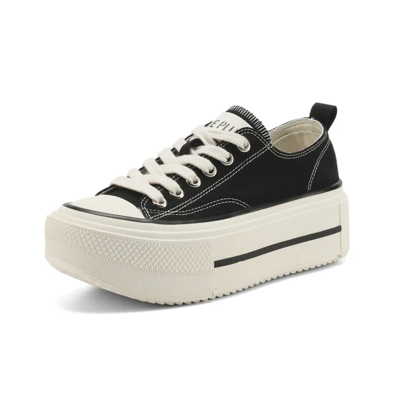 FIVE PLUS Height Increasing Low Top Skateboard Shoes Women's-13