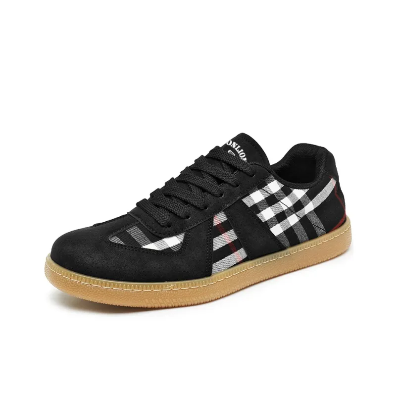 Tonlion Coverage Slip Resistant Lightweight Breathable Low Top Skateboard Shoes Men's-4