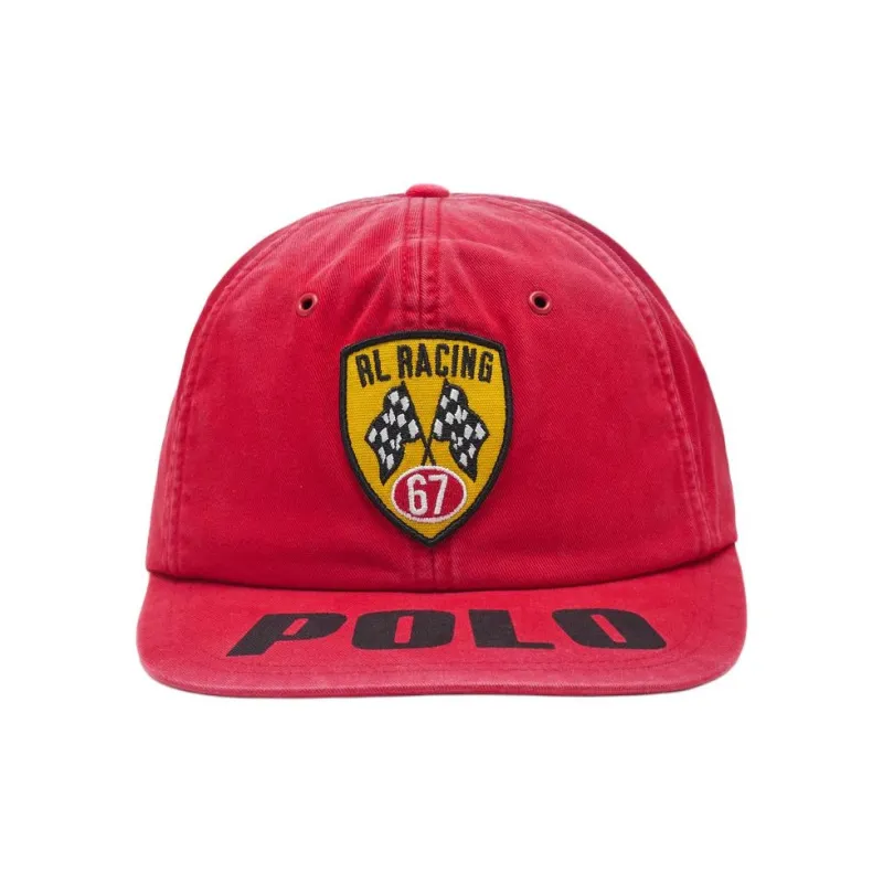 Polo Ralph Lauren   Baseball Caps Unisex Red-0