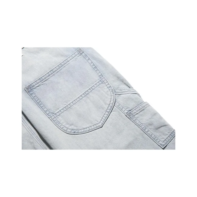 Lee Denim Shorts Men's Light Blue-4