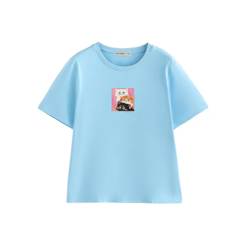 Initial Language T Shirt Women's-0