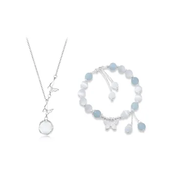 RINGLOVE Synthetic/Artificial Chalcedony Necklaces Women's