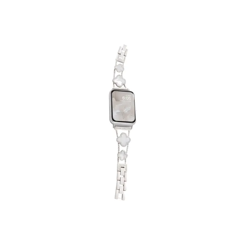LOVINGCOOL Xiaomi Red Beige Compatibility Watch Band Metal-6