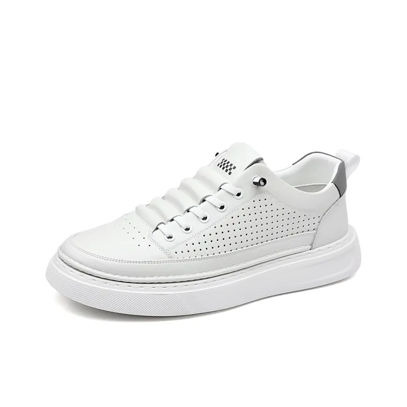 Frank Mully Low Top Skateboard Shoes Men's White-0