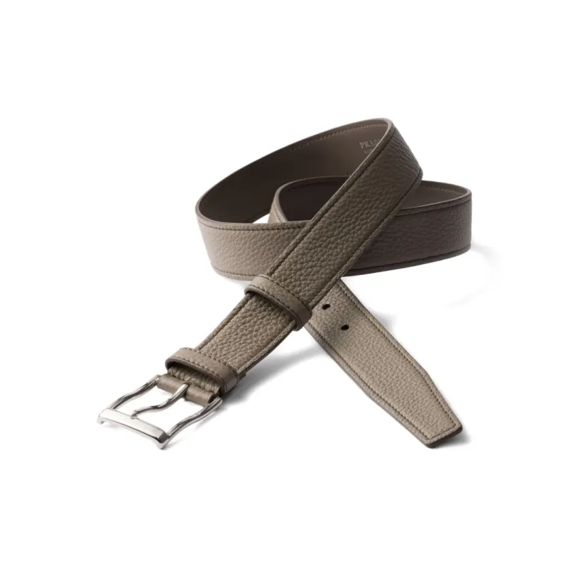 PRADA Pebbled leather Belt-1