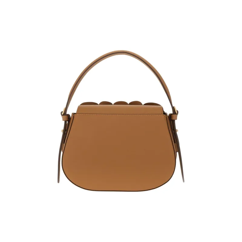 CULT GAIA Cow Leather Handbag Women's Camel-3