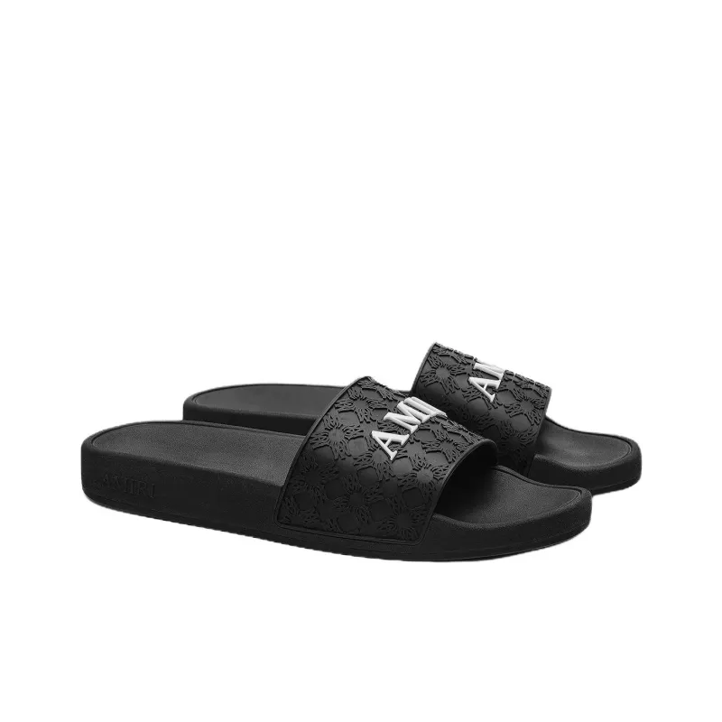AMIRI Quiet Slide Slippers Women's Black-2