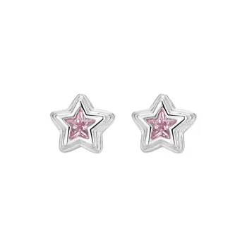 ALI THE FOX S999 Fine Silver Stud Earrings Women's