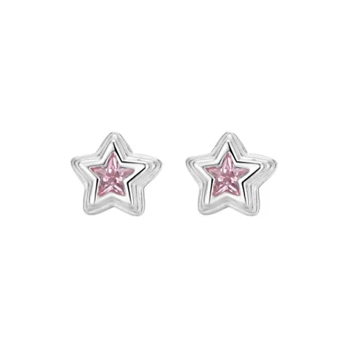 ALI THE FOX S999 Fine Silver Stud Earrings Women's