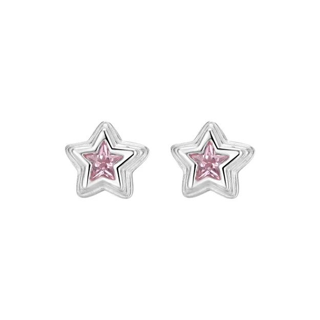 ALI THE FOX S999 Fine Silver Stud Earrings Women's-0